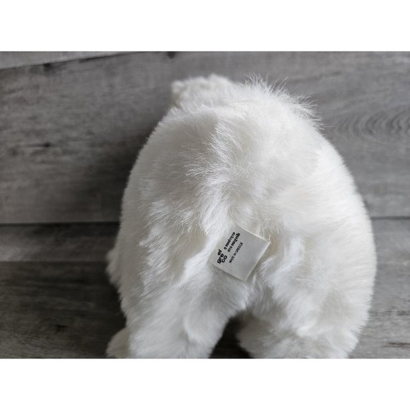 Vintage El Greco Polar Bear Plush Stuffed Animal Made In Greece Rare! 9" Height - Picture 5 of 11